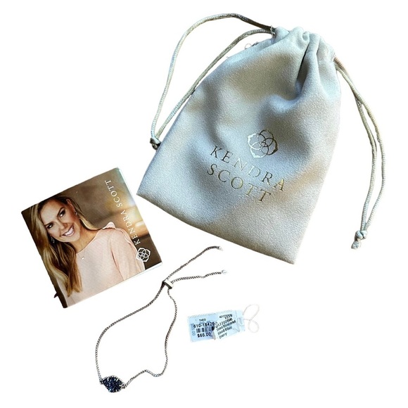 Kendra Scott Jewelry - Kendra Scott | Blue Drusy Silver Theo Bracelet